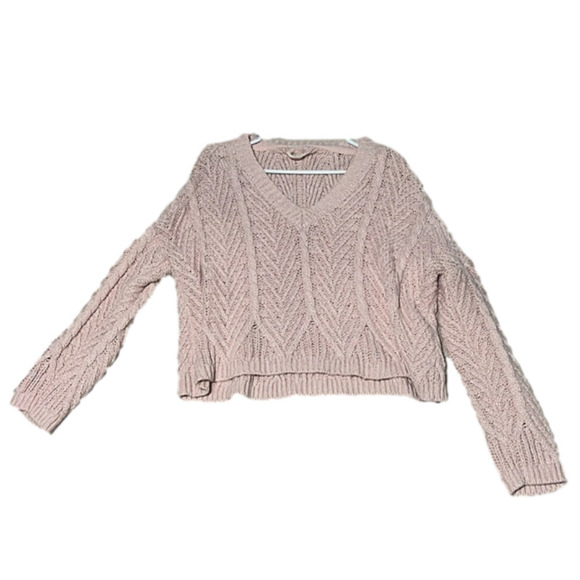 L.A. Hearts pink size small v neck sweater - Picture 1 of 3